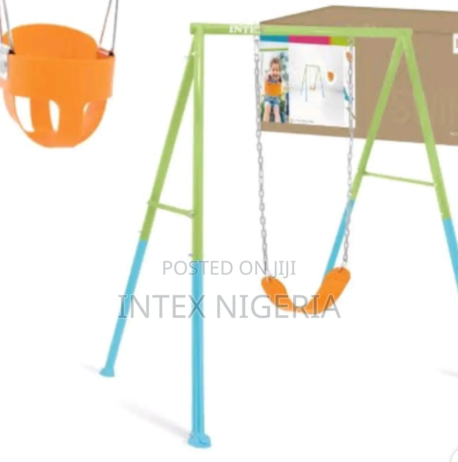 Intex Sturdy Colorful Garden Swing 2-in-1