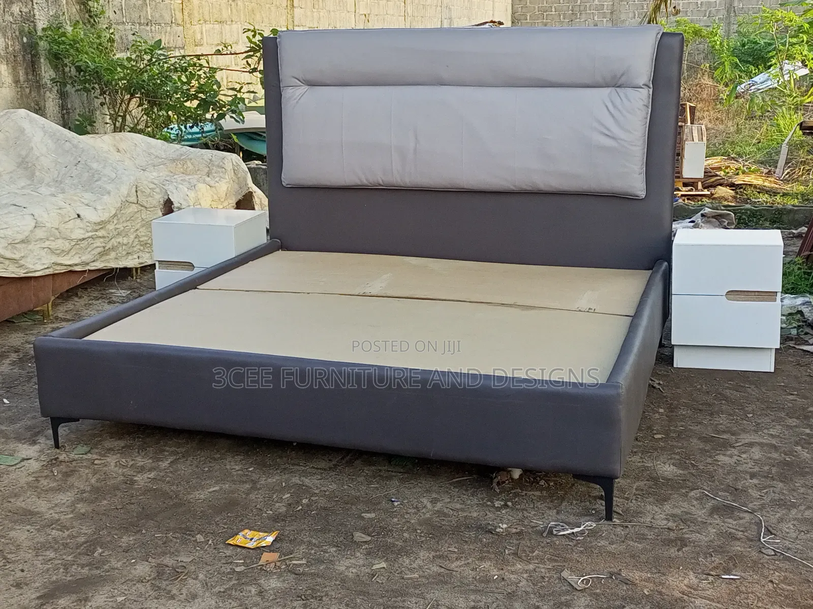 Gray Color Bedframe