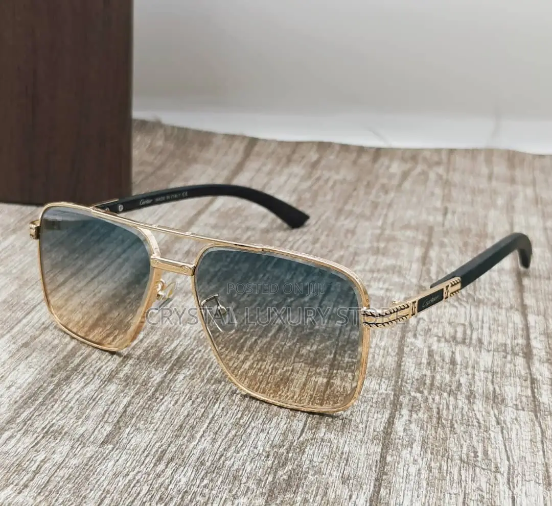 Cartier High Quality Luxury Men Sunglasses