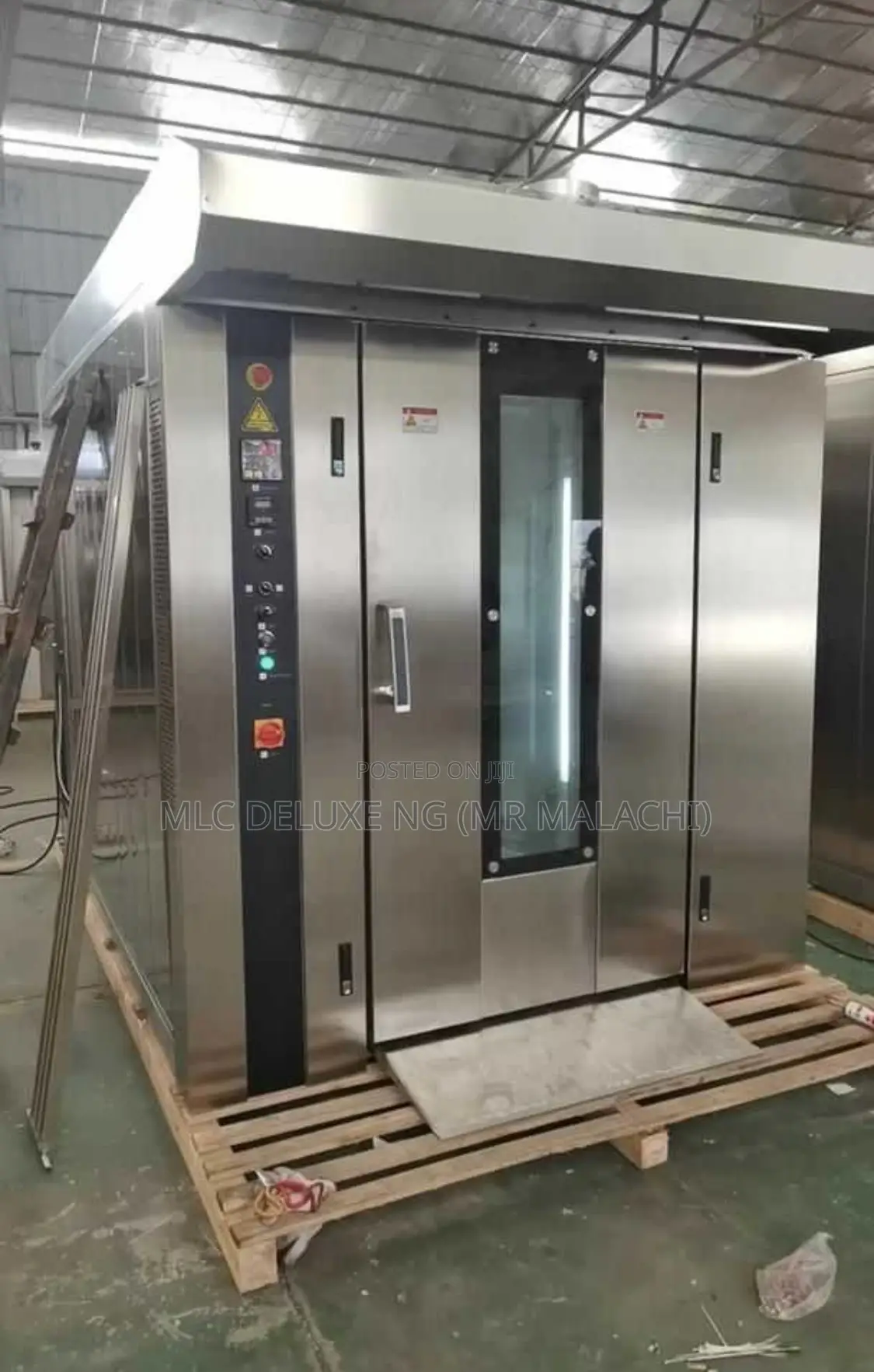 2 Bags Rotary Oven Double Trolley/64tray Diesel Two Bag Oven