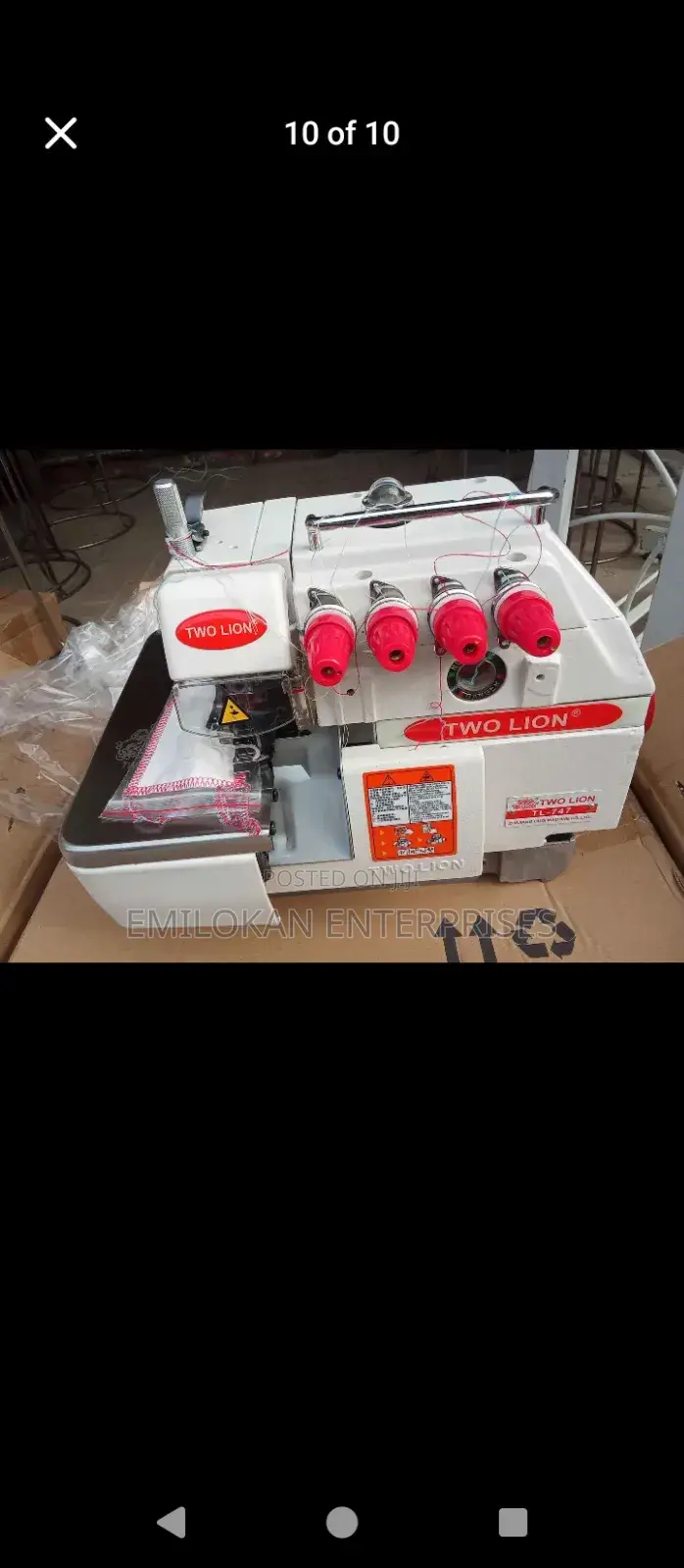 Industrial Weaving Machine Two Lion Model 747