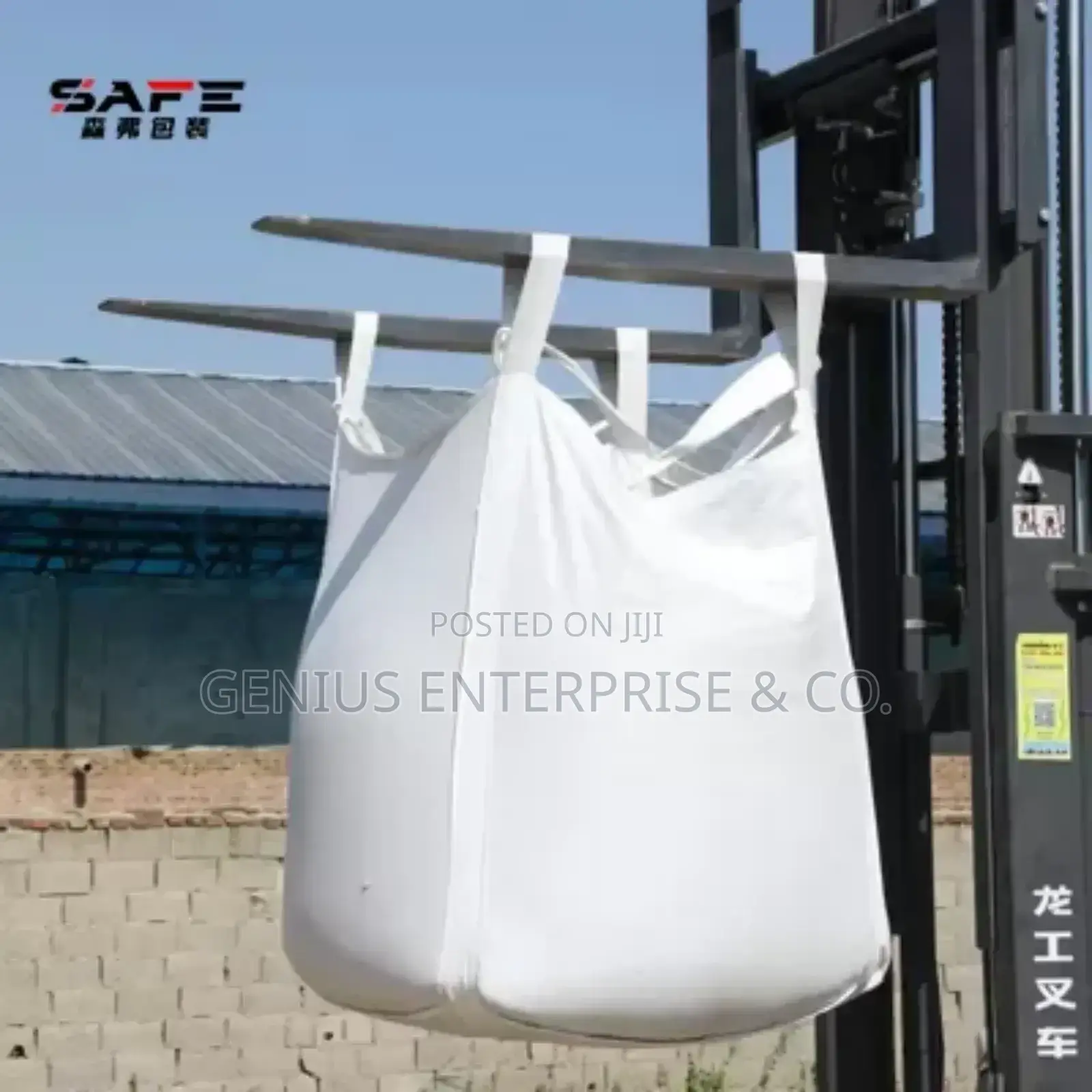 1100kg Extra Large Heavy Duty Industrial Woven Export Bulk Bag