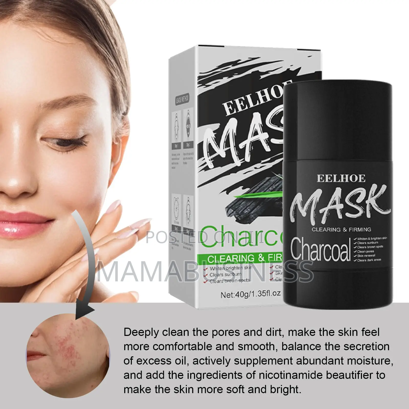 Eelhoe Charcoal Mask - 40g