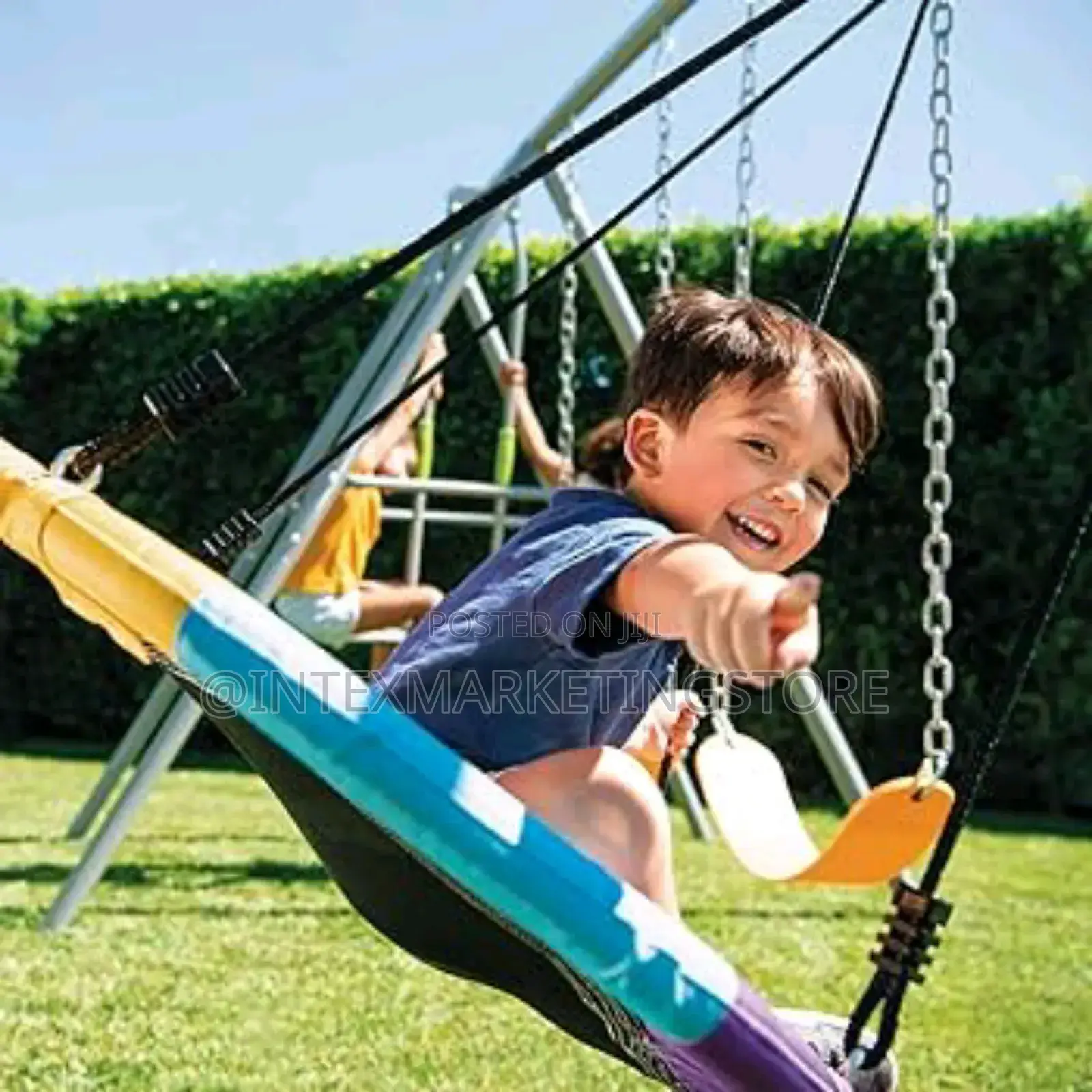 Intex 44134 Gray Swing With Two Seats and Nest Swing