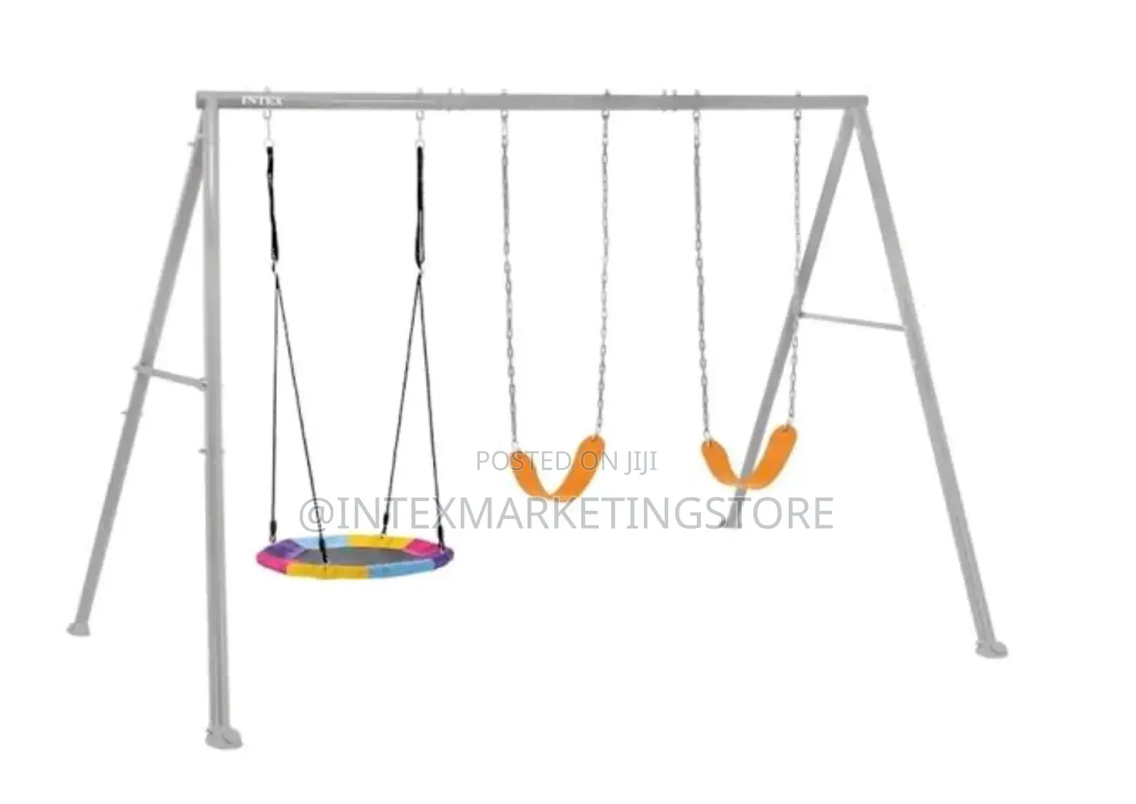 Intex 44134 Gray Swing With Two Seats and Nest Swing