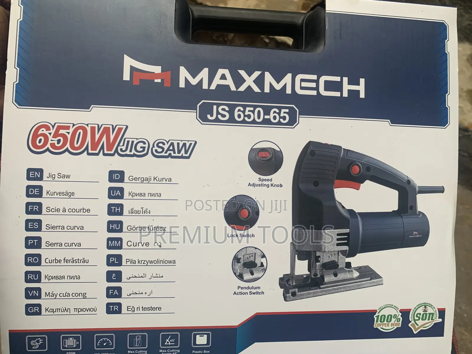 Electric Jig Saw 650w