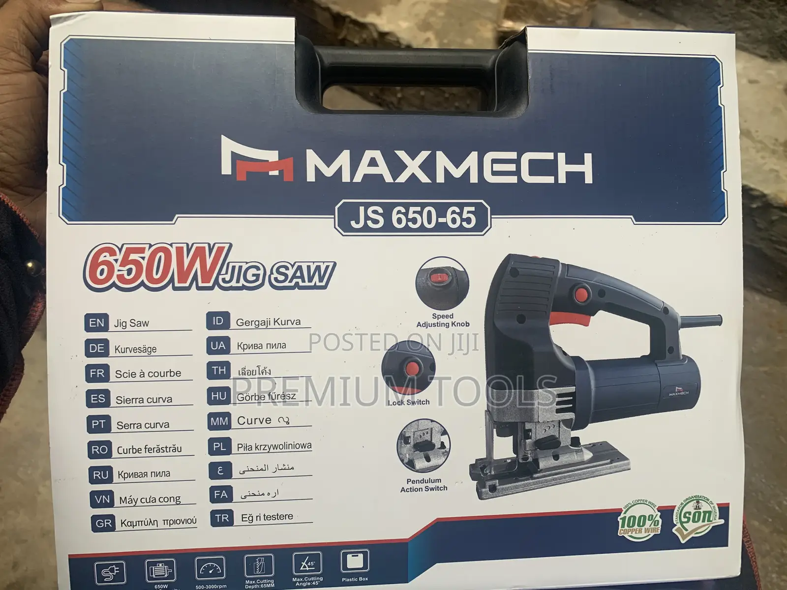 Electric Jig Saw 650w