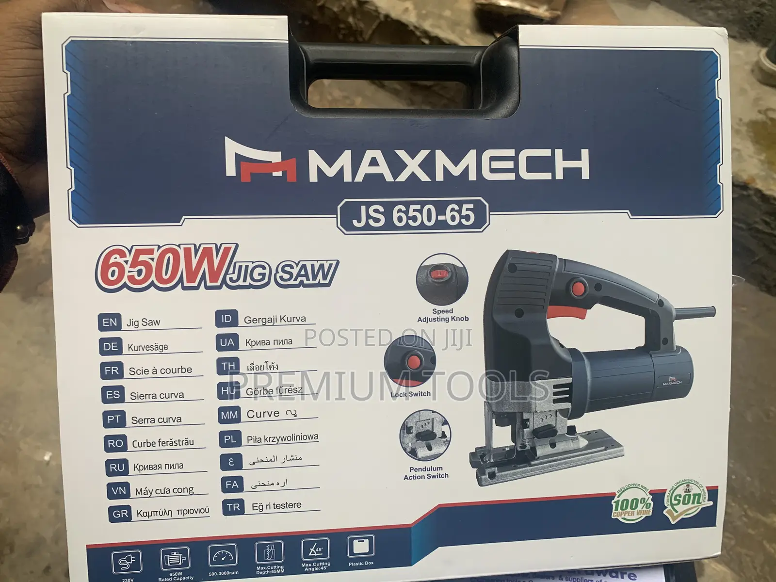 Electric Jig Saw 650w