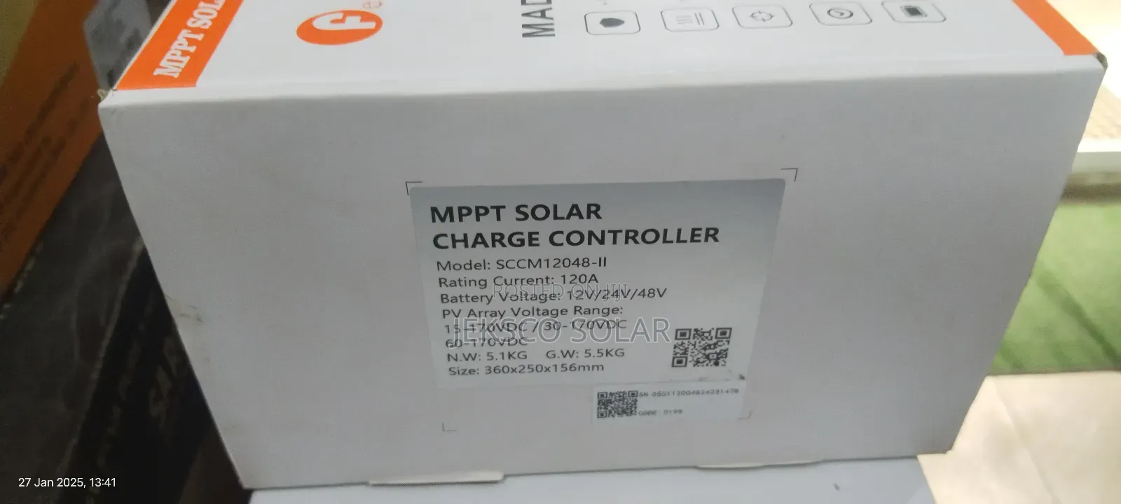 Felicity 120ah Solar Charge Controller, Mppt.