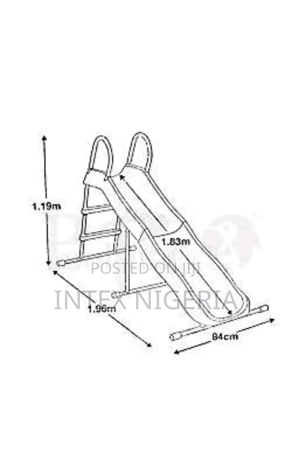 Intex 44106 Children's Garden Slide, 119 Cm High