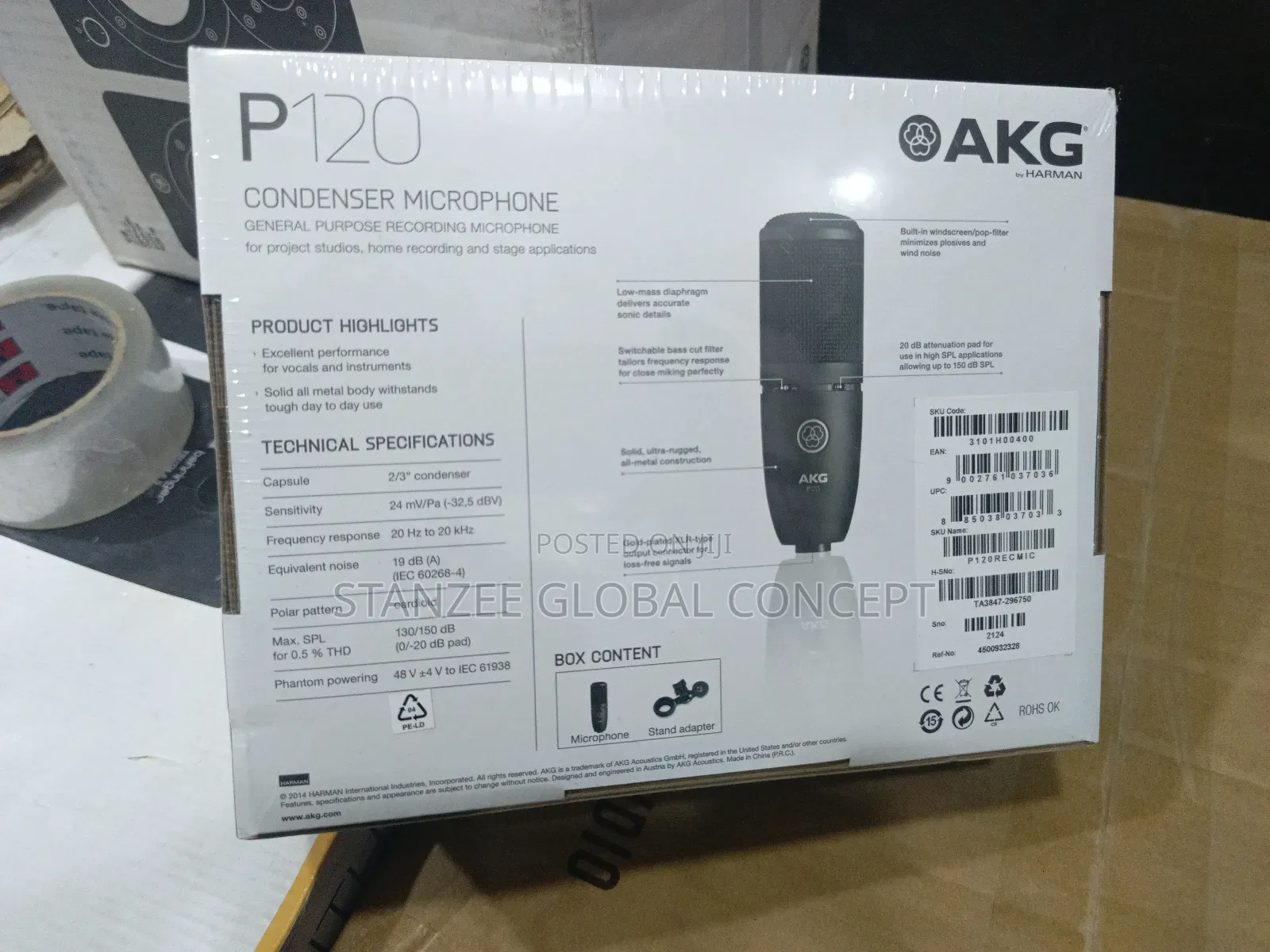Akg P120 Studio Condenser Microphone
