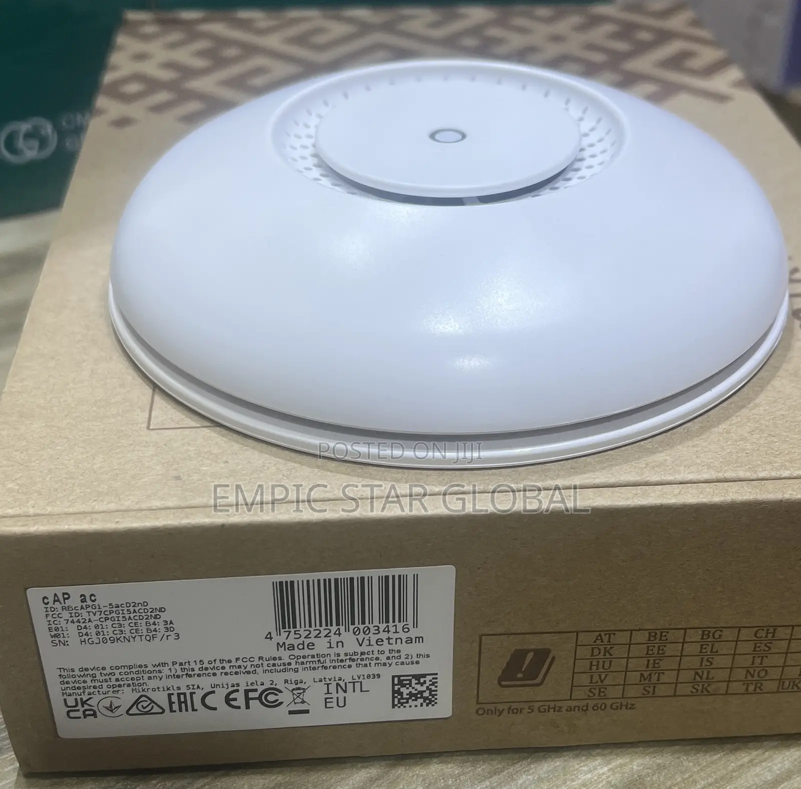 Mikrotik Cap Ac Wireless Dual Band Access Point