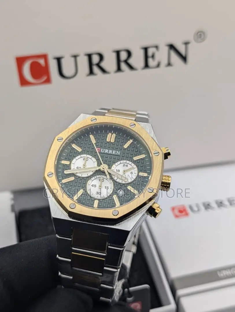 Curren Quality Luxury Men Chain Strap Wristwatch