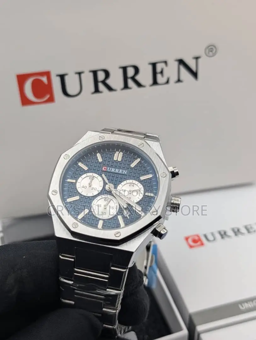 Curren Quality Luxury Men Chain Strap Wristwatch