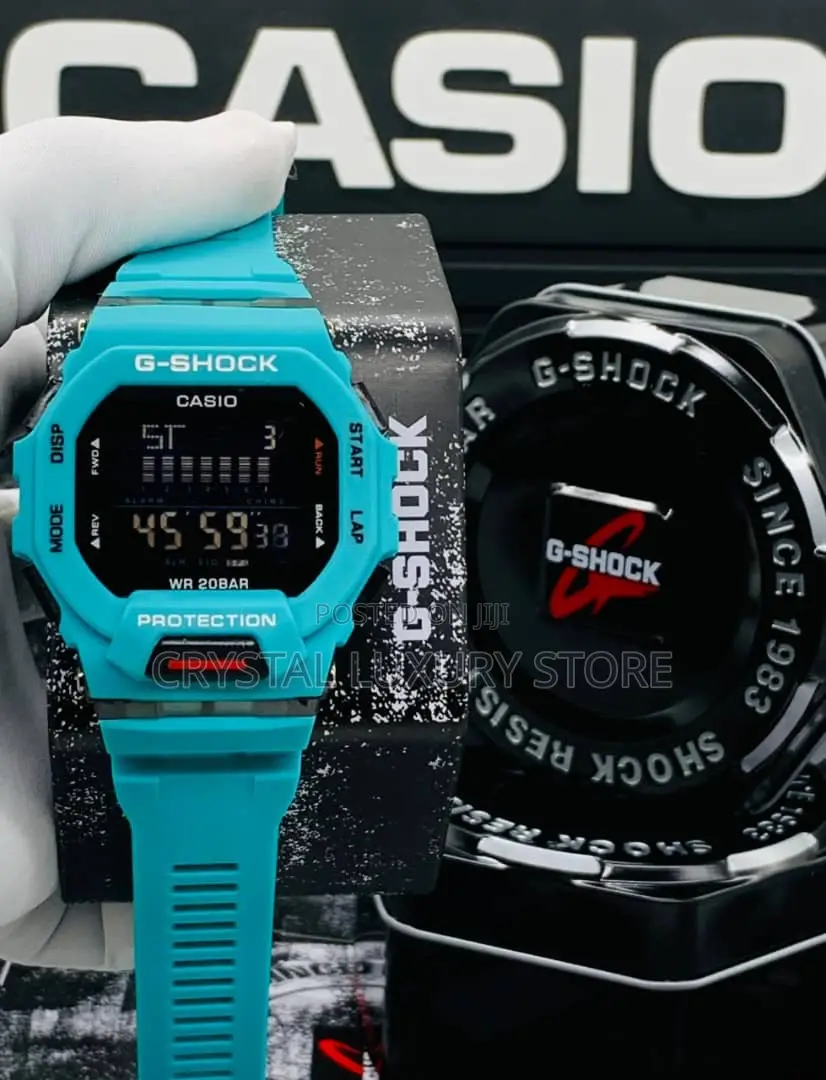 G-Shock Casio Quality Men Rubber Strap Wristwatch