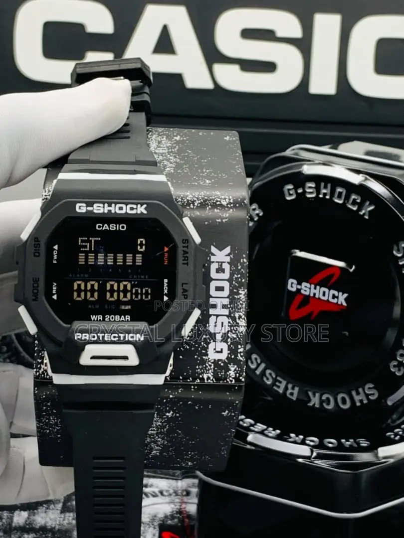 G-Shock Casio Quality Men Rubber Strap Wristwatch