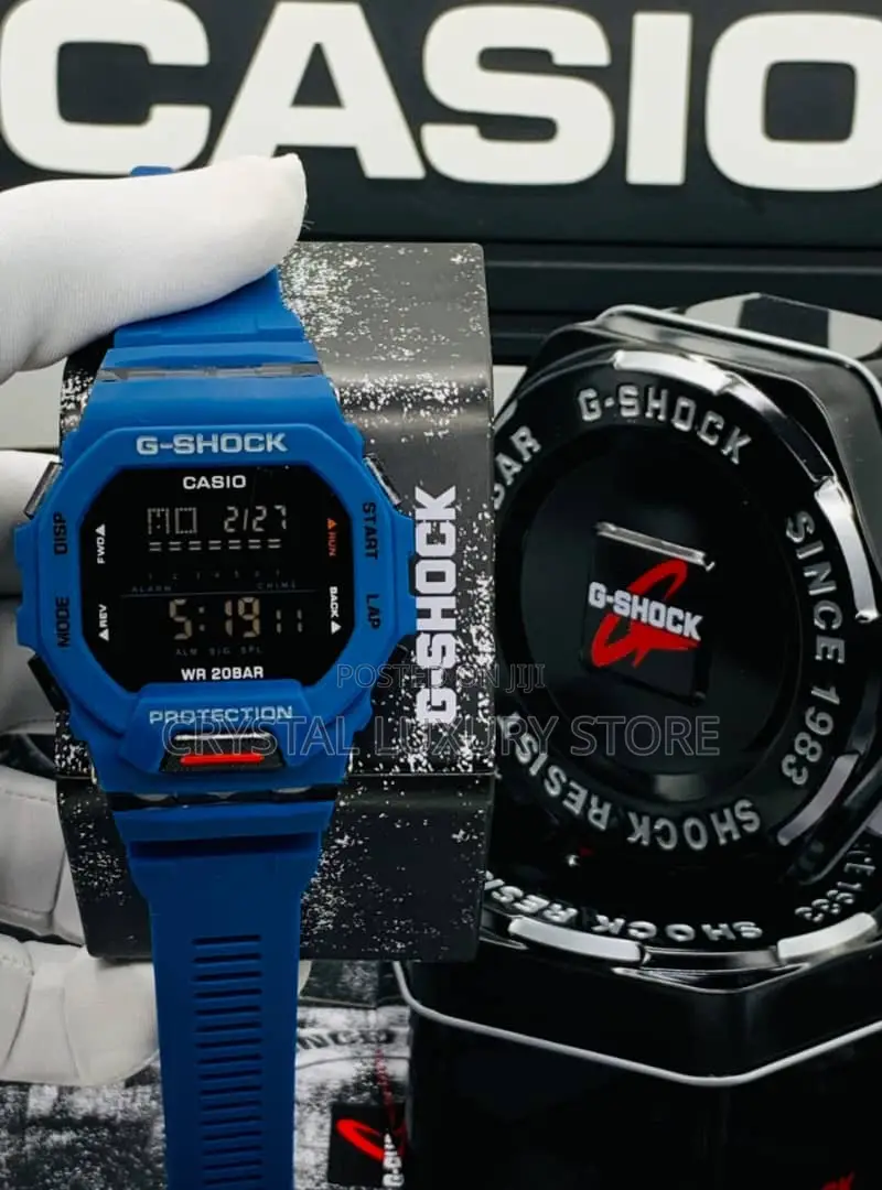 G-Shock Casio Quality Men Rubber Strap Wristwatch