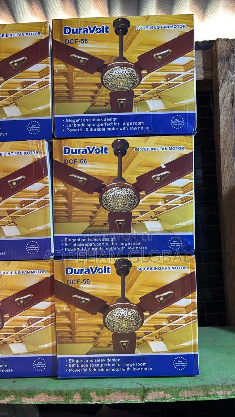 Duravolt 56" Ceiling Fan Long Blade