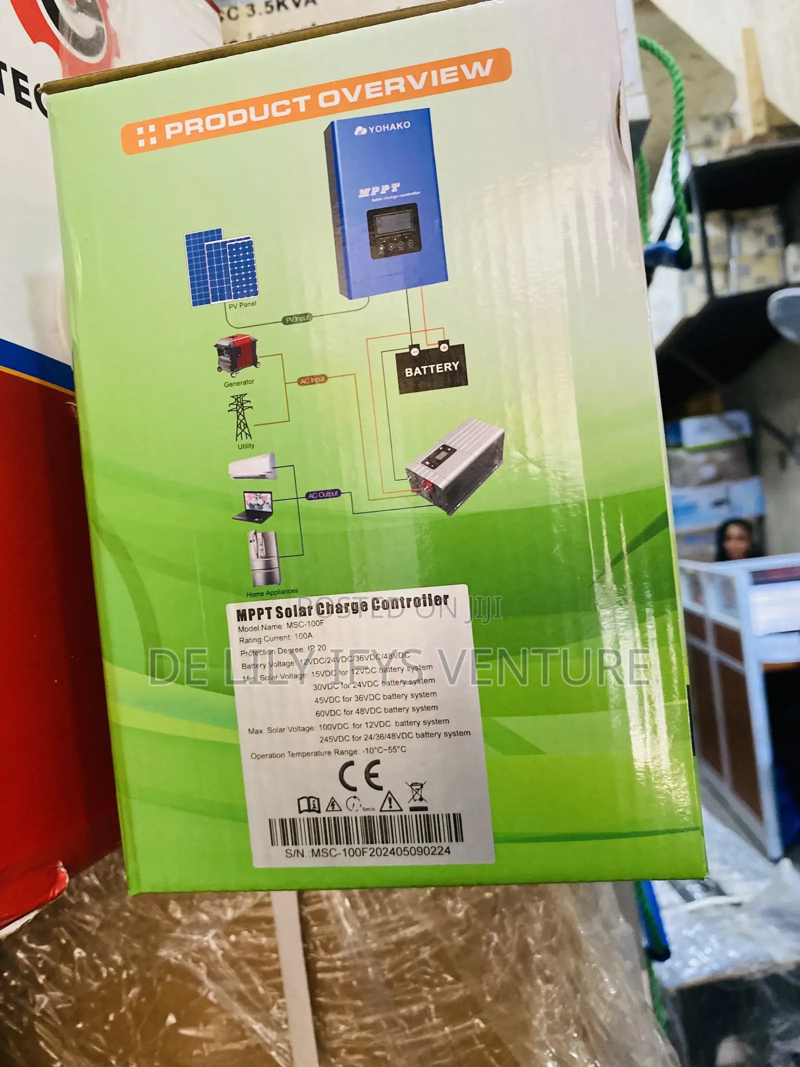 Yohako MMPT Charger Controller 100ah