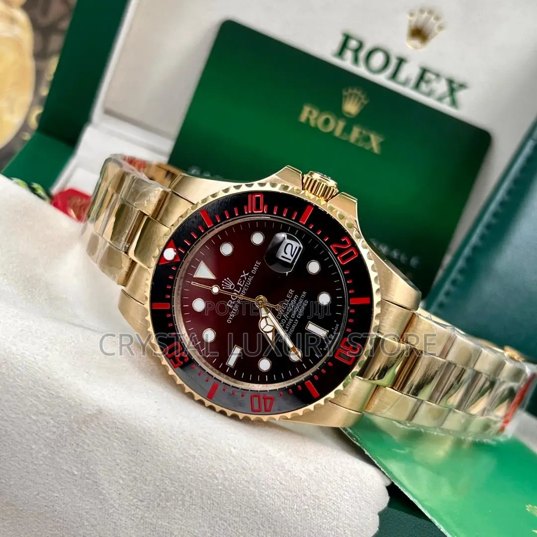 Rolex Quality Luxury Men Chain Strap Wristwatch