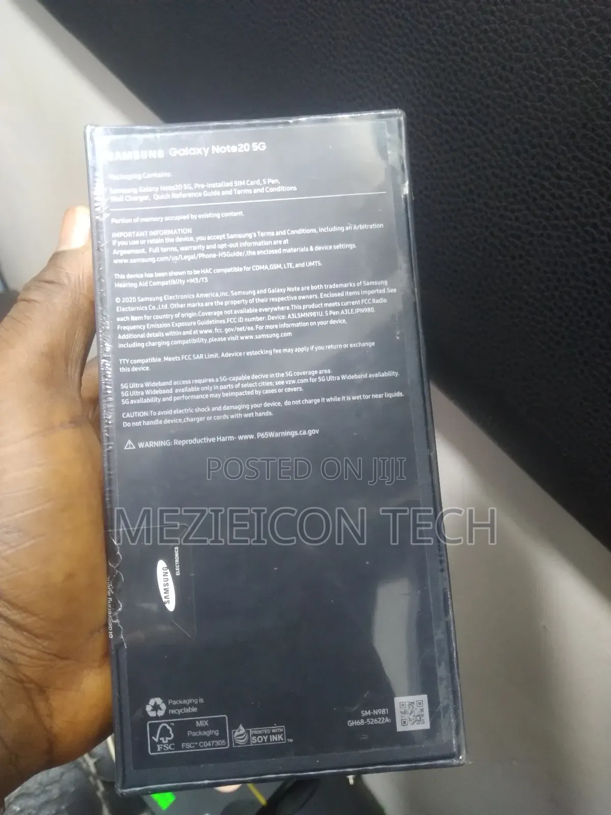 New Samsung Galaxy Note 20 5G 256 GB Silver