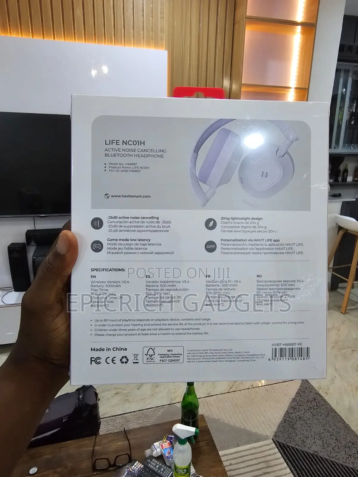 Havit Life Nc01h Active Noise Cancellation Headphone
