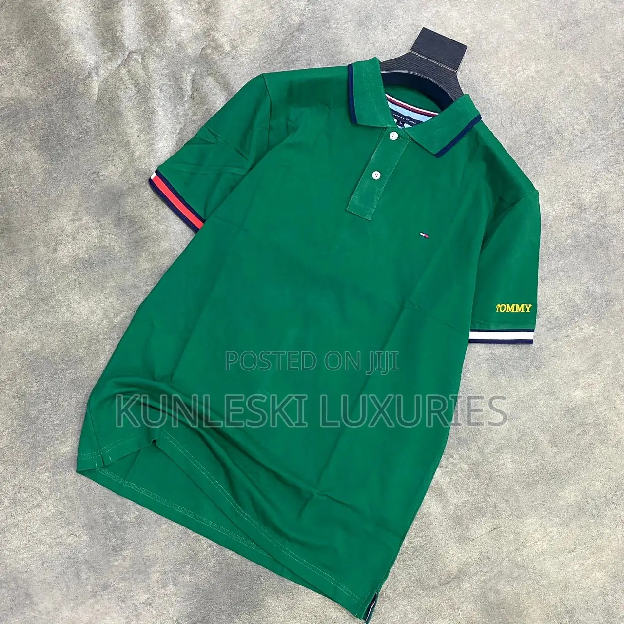 Tommy Hilfiger Plain Collar Neck Polo in 6 Colorways