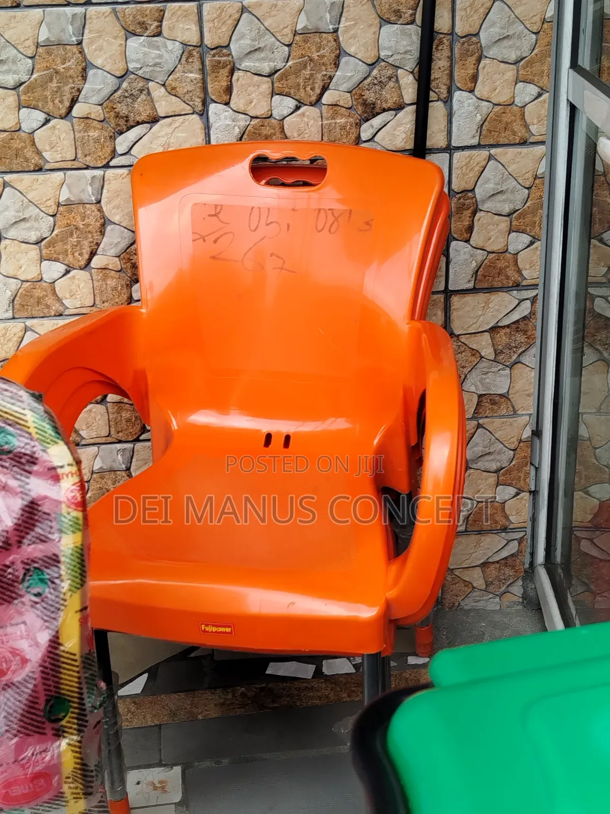 Plastic Chair With Pin Leg