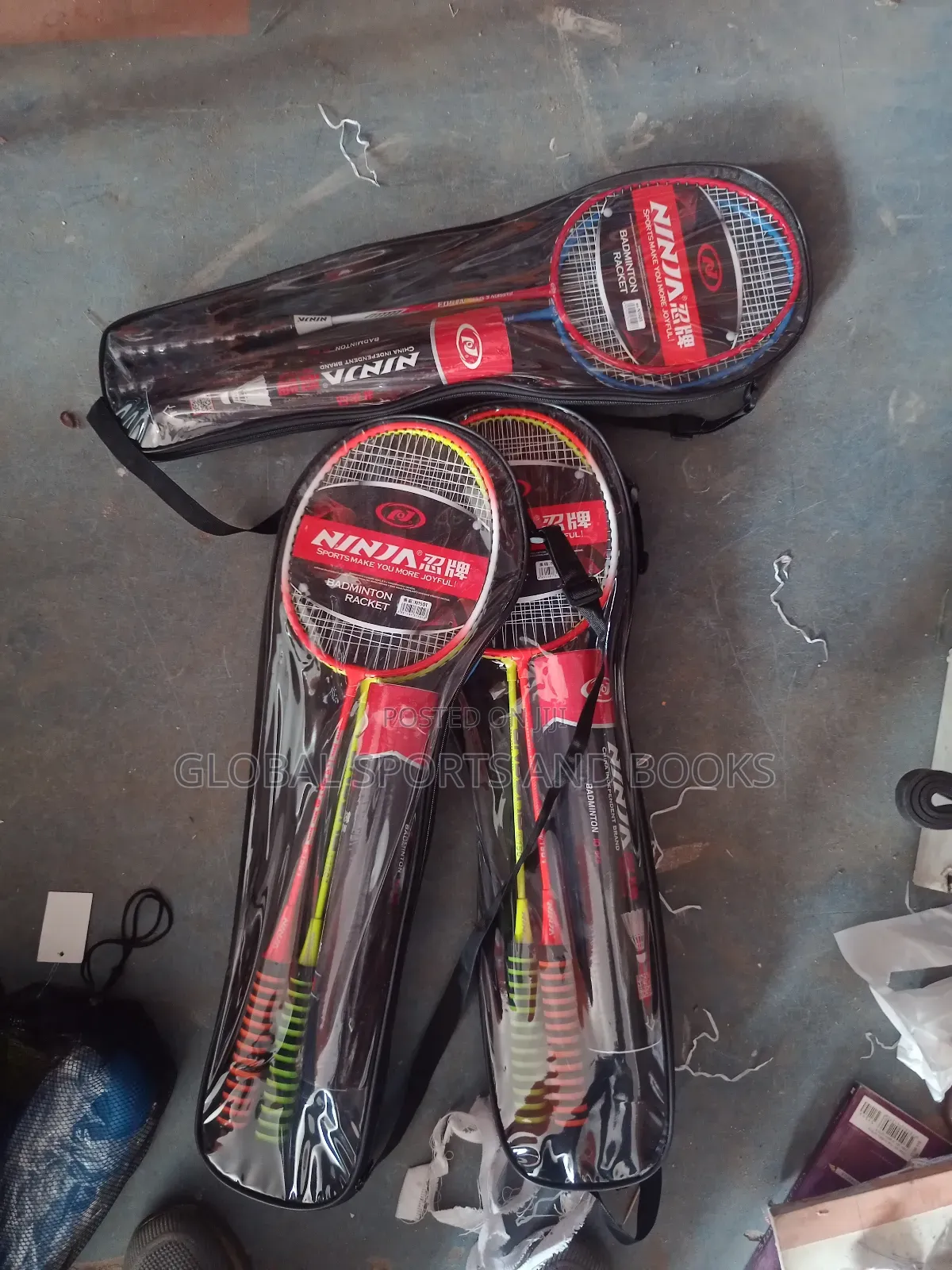 Badminton Racket And Shuttle Cup