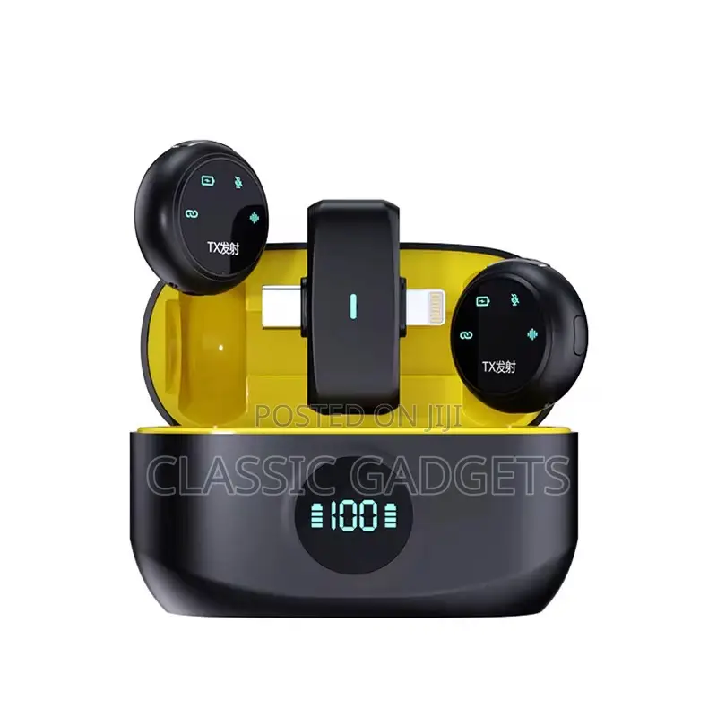 K31PRO Collar Clip Button 2.4G Noise Reduction Microphone