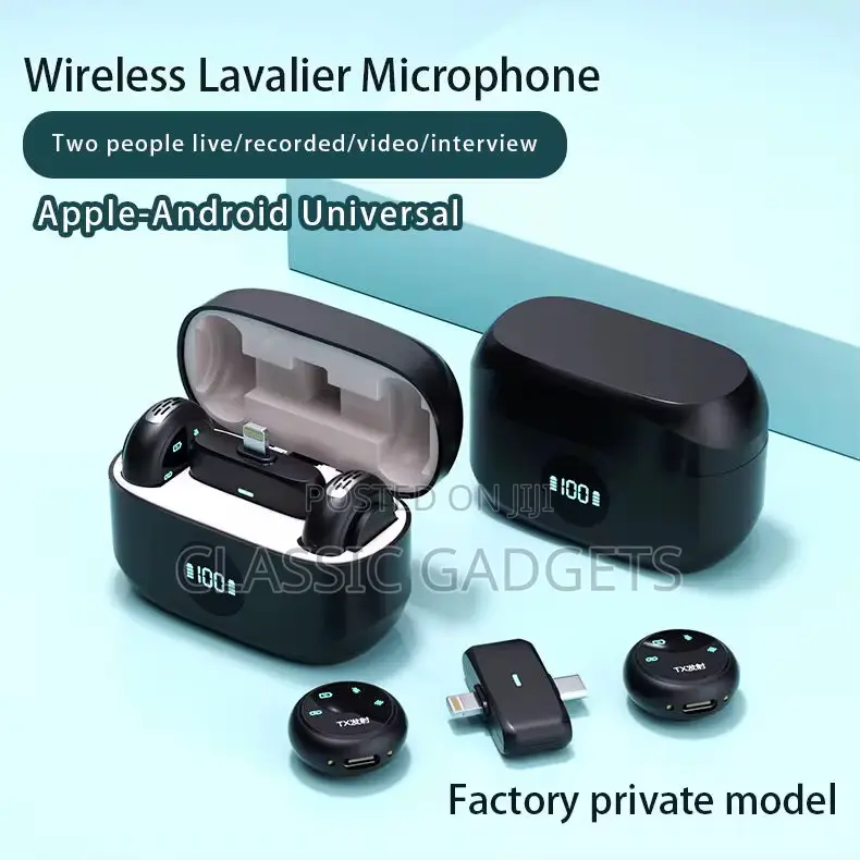K31PRO Collar Clip Button 2.4G Noise Reduction Microphone