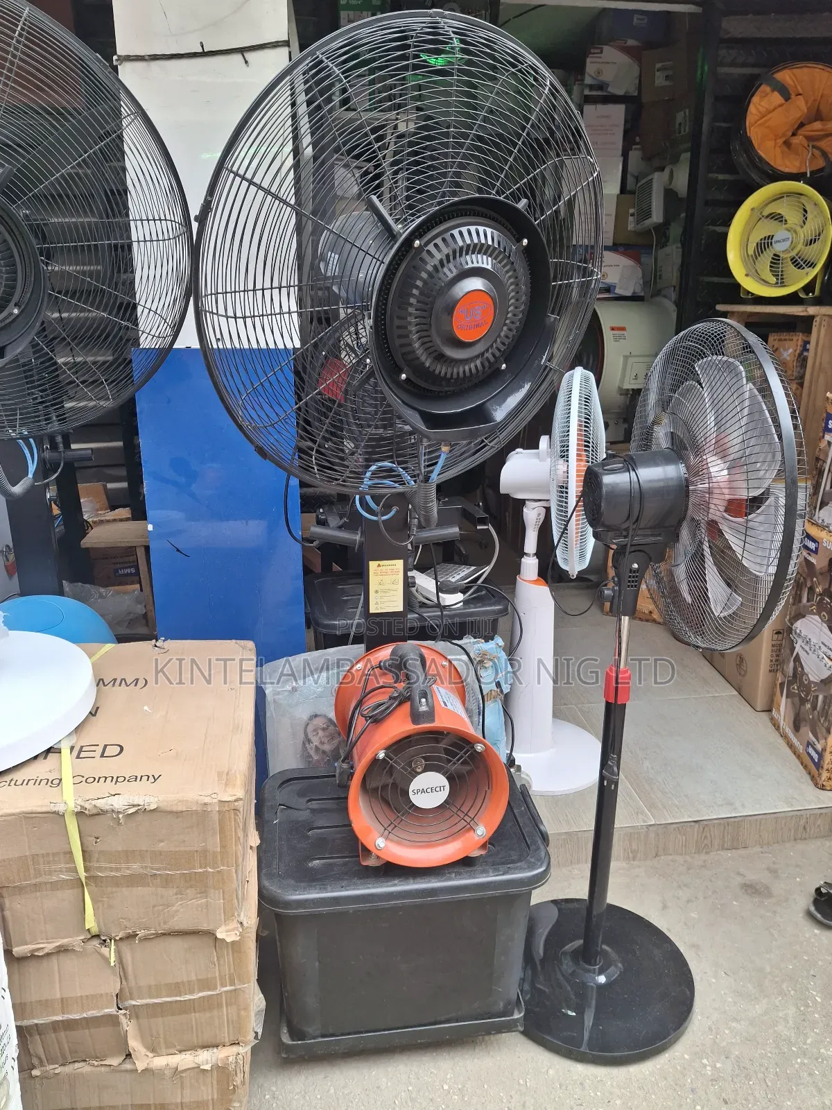 Industrial Standing Midst Fan -26""