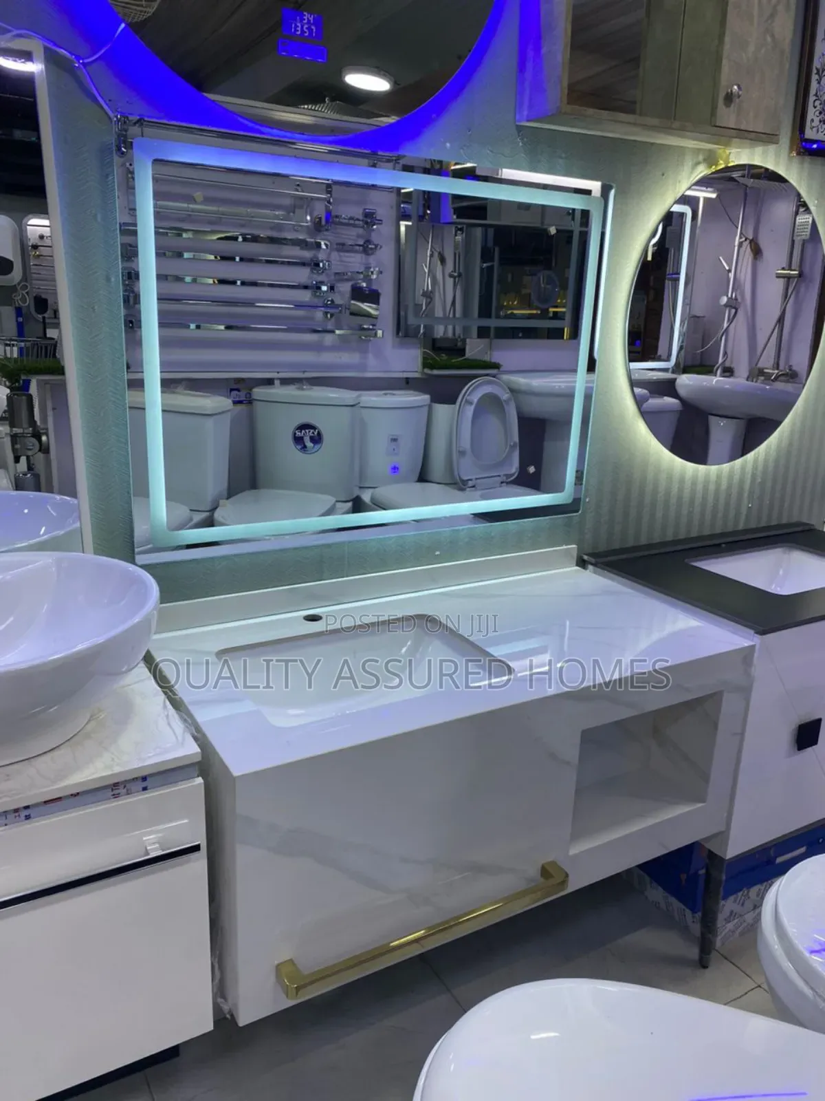 Executive Marble Cabinet And Mirror