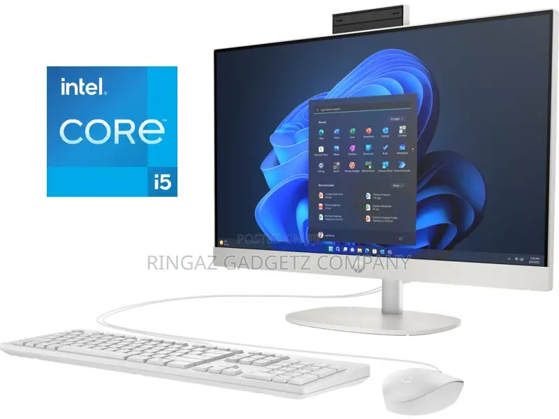New Desktop Computer HP AiO 24 8GB Intel Core i5 SSD 512GB