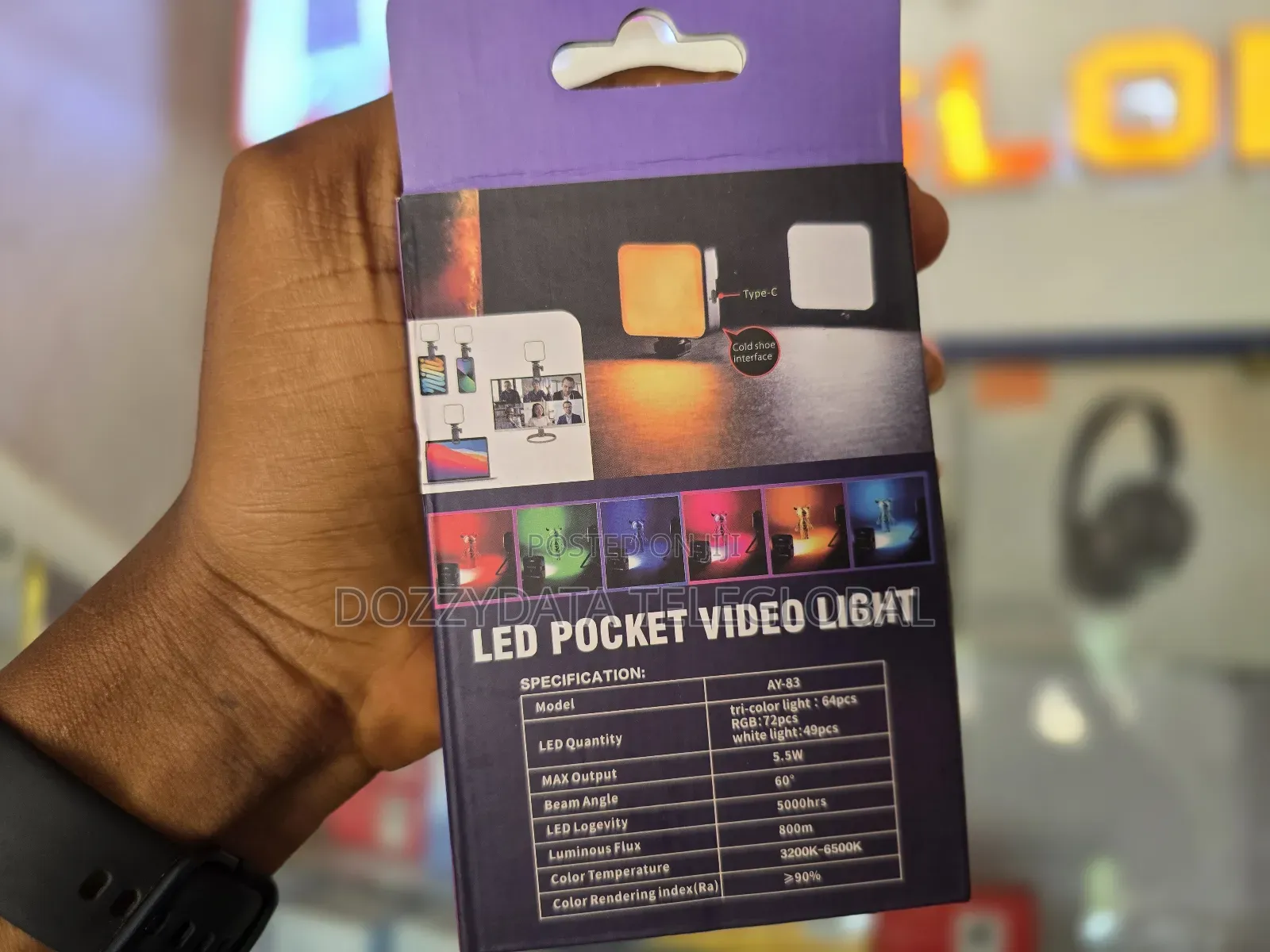 Led Pocket Video Light Ay-83