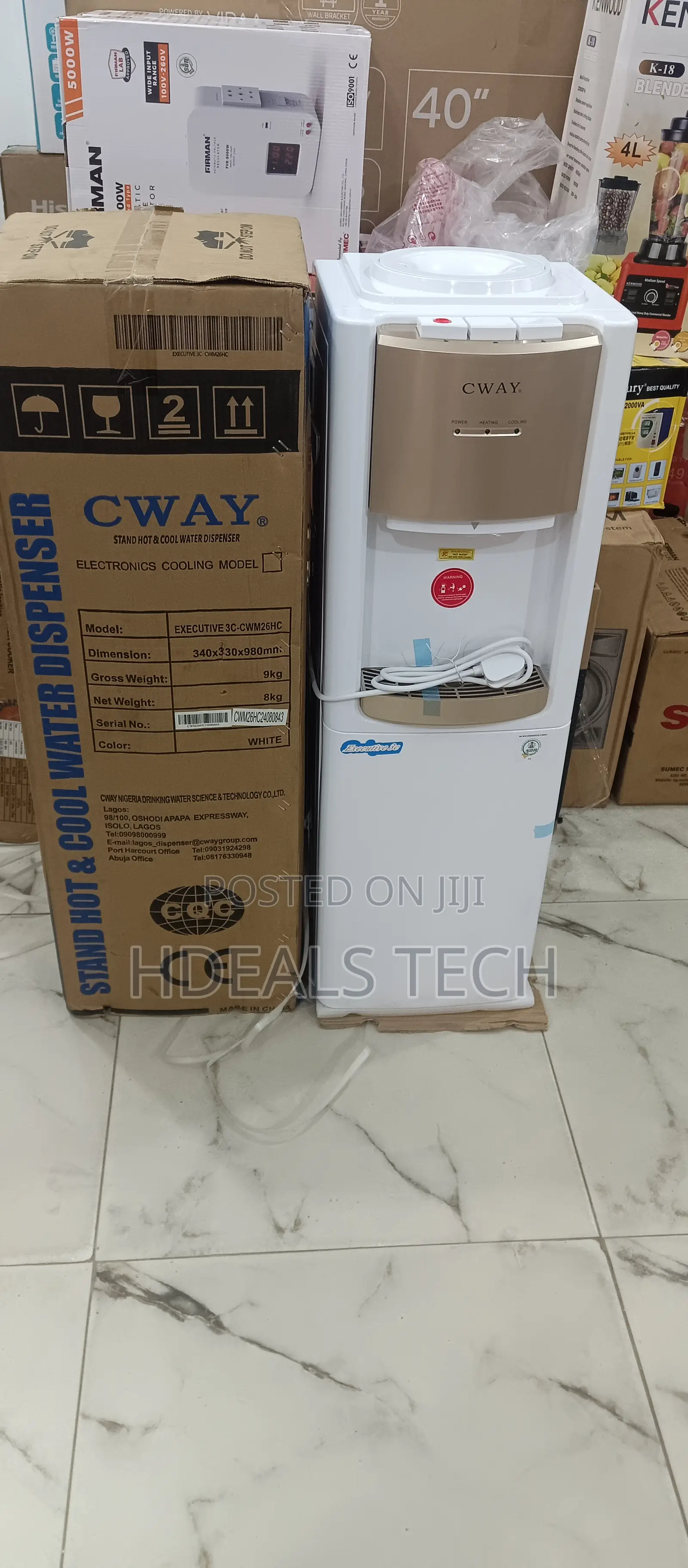 Great Value- Cway Water Dispenser 3c-Cwm26hc
