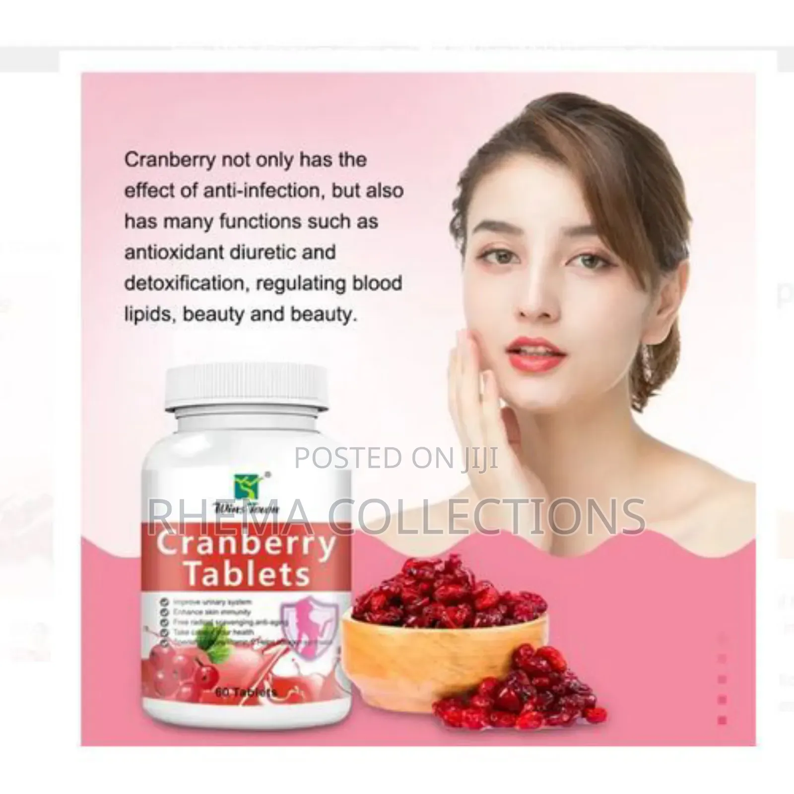 Cranberry Tablets For Enhanced Nutrient/Immunity/Beauty