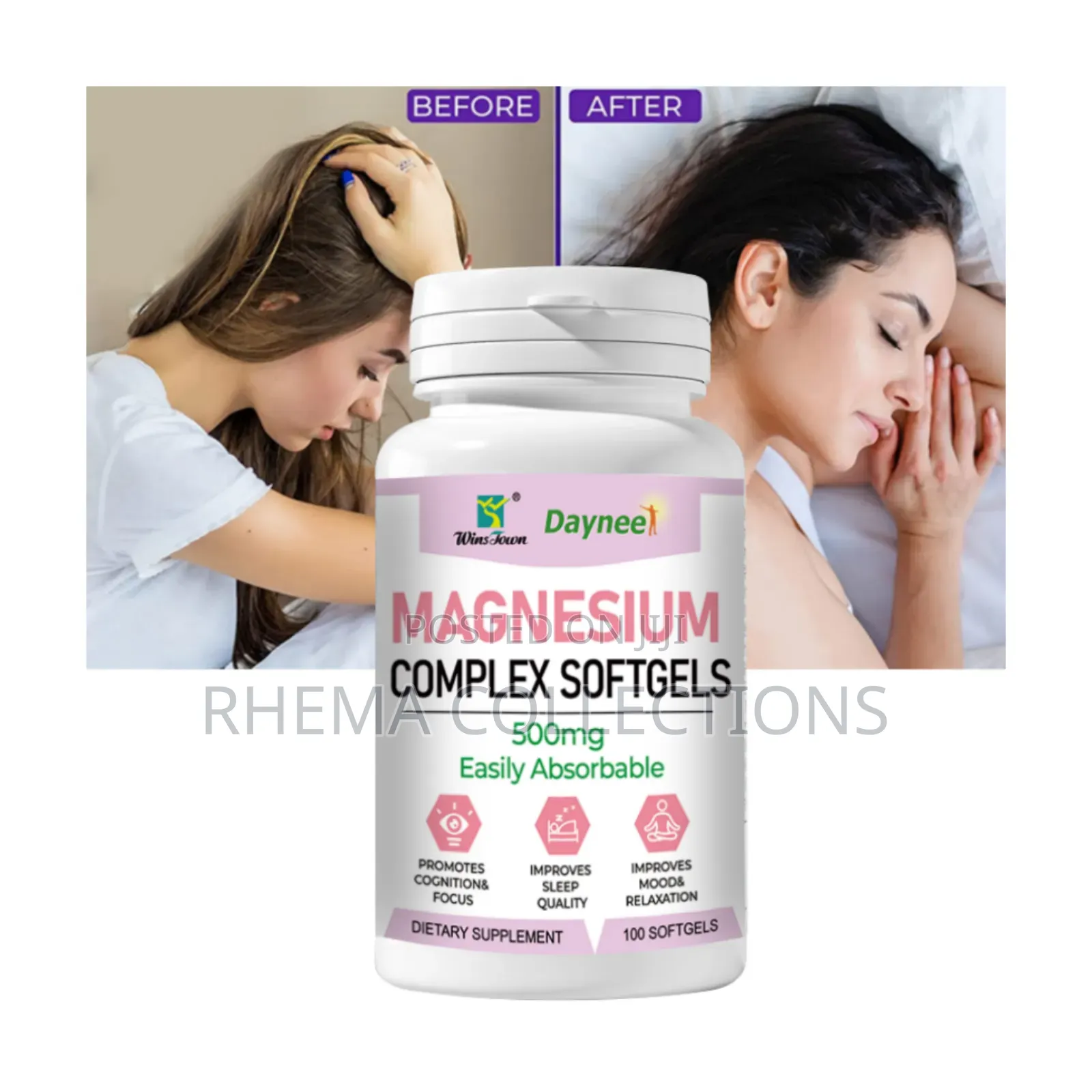 Magnesium Complex Softgels For Bones/Immunity/Cardiovascular