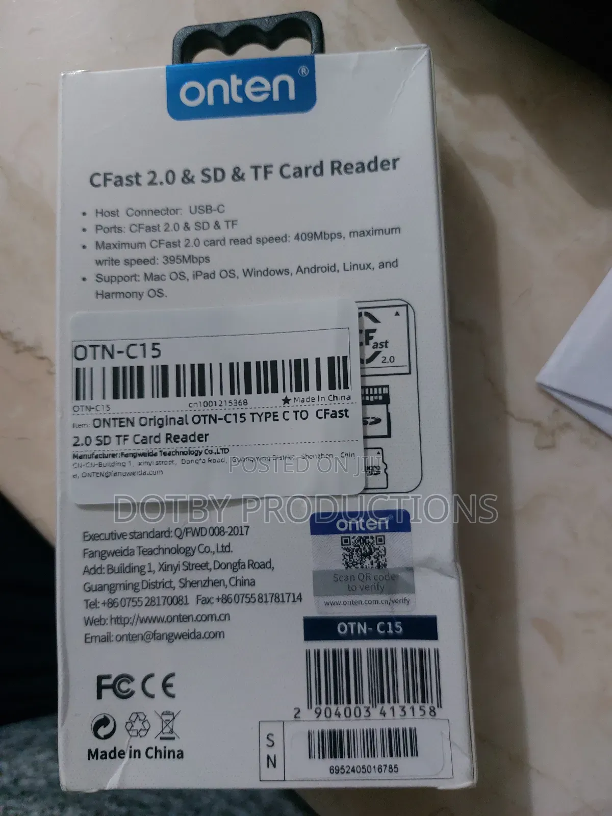 Cfast 2.0 Sd Tf Card Reader