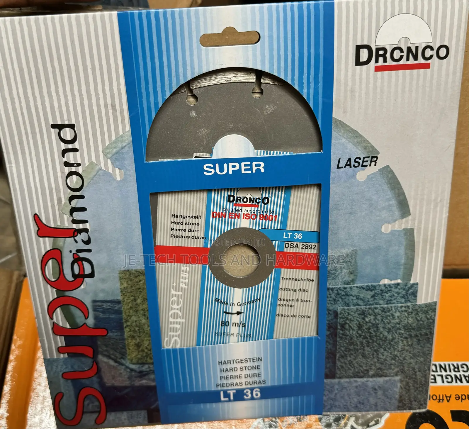 Dronco Diamond Cutting Disc - 9"