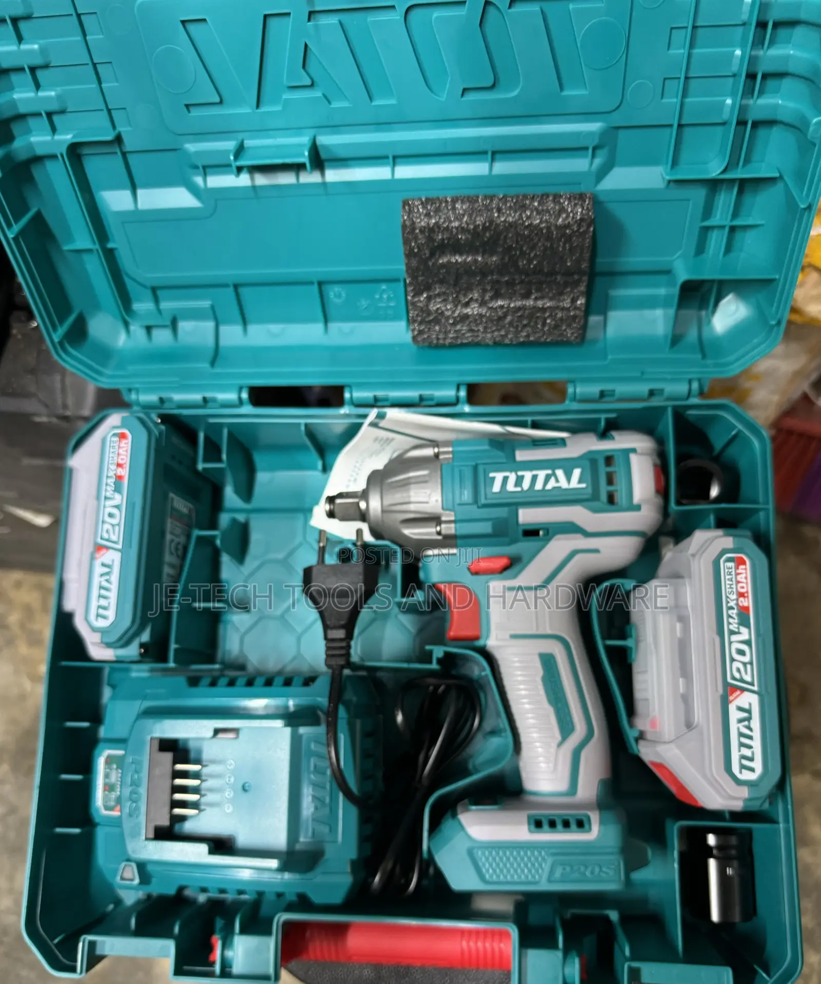 Total 20V Lithium-Ion Impact Wrench - TIWLI2038