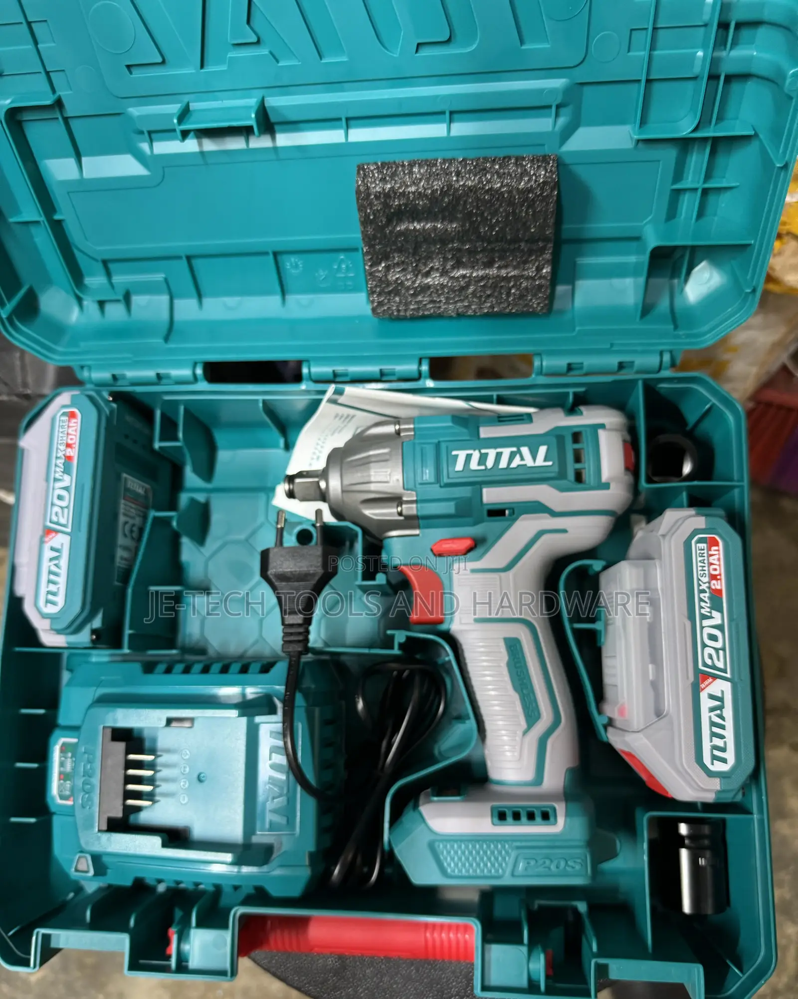 Total 20V Lithium-Ion Impact Wrench - TIWLI2038