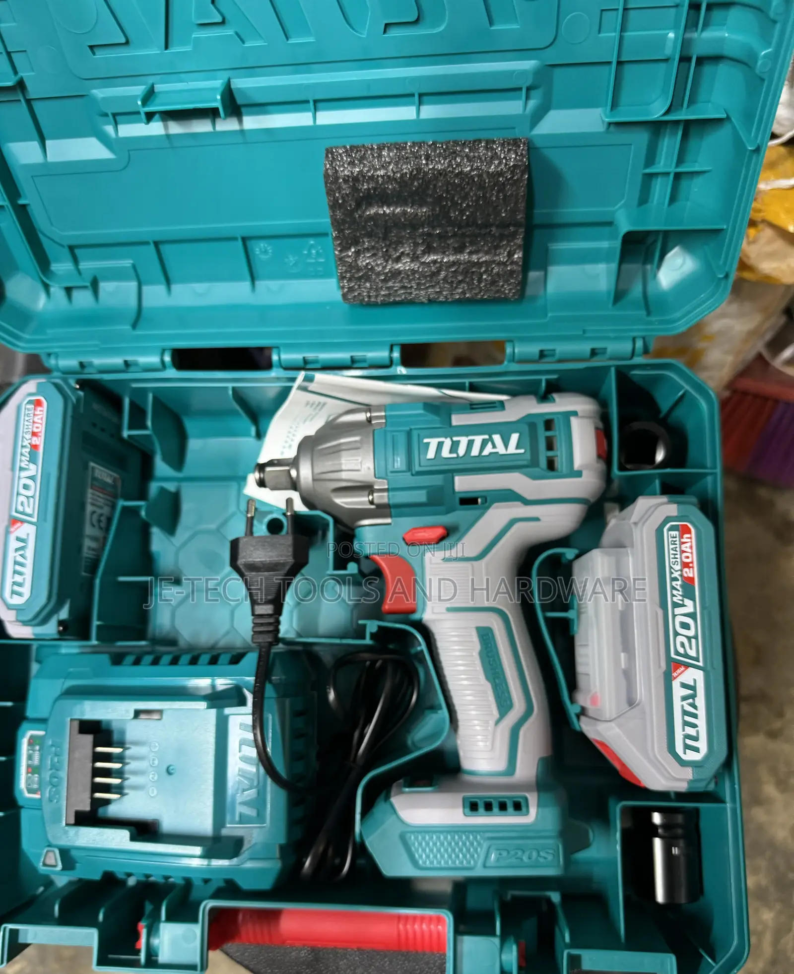 Total 20V Lithium-Ion Impact Wrench - TIWLI2038