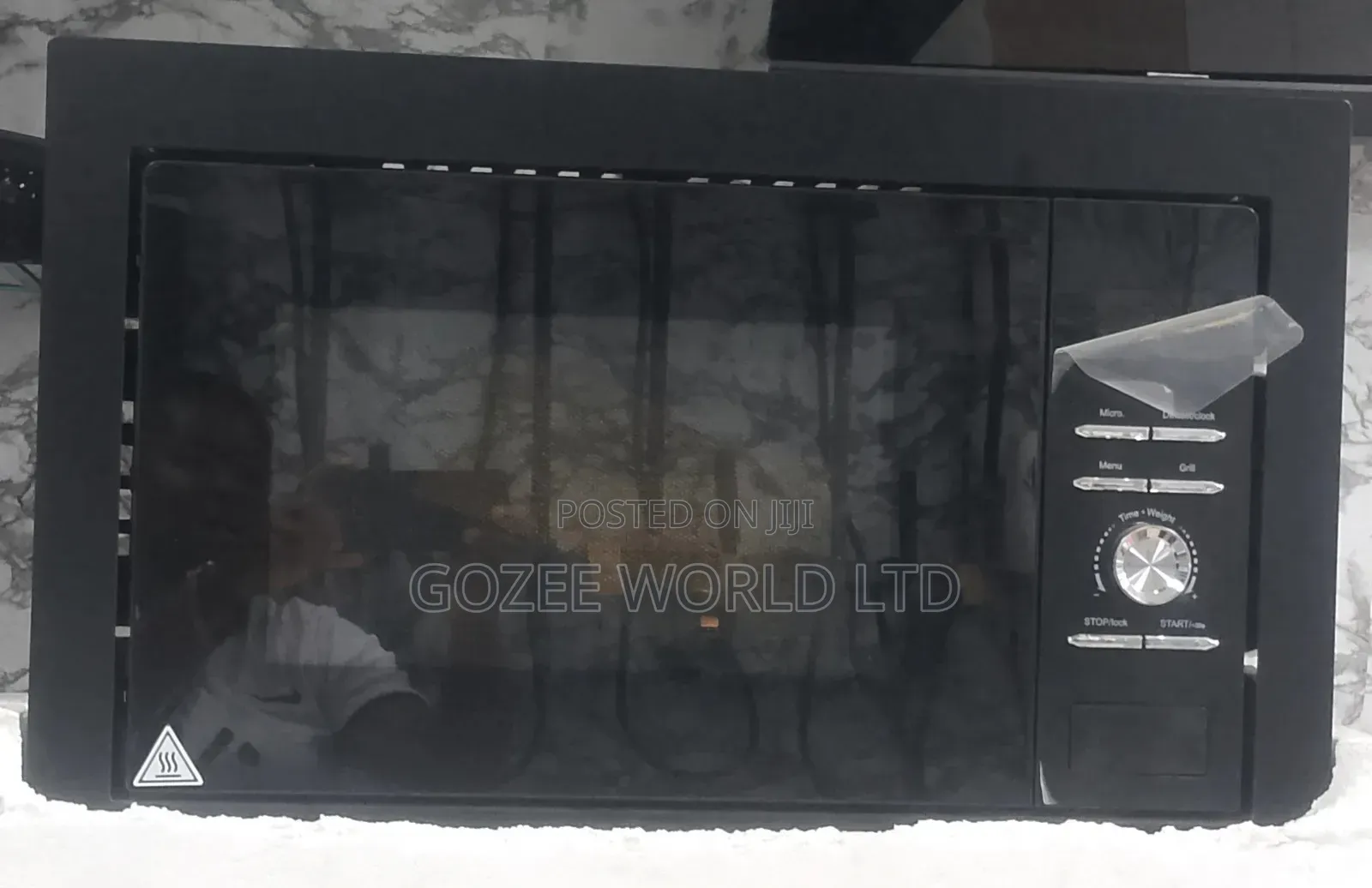 Black Inbuilt Microwave With Grill