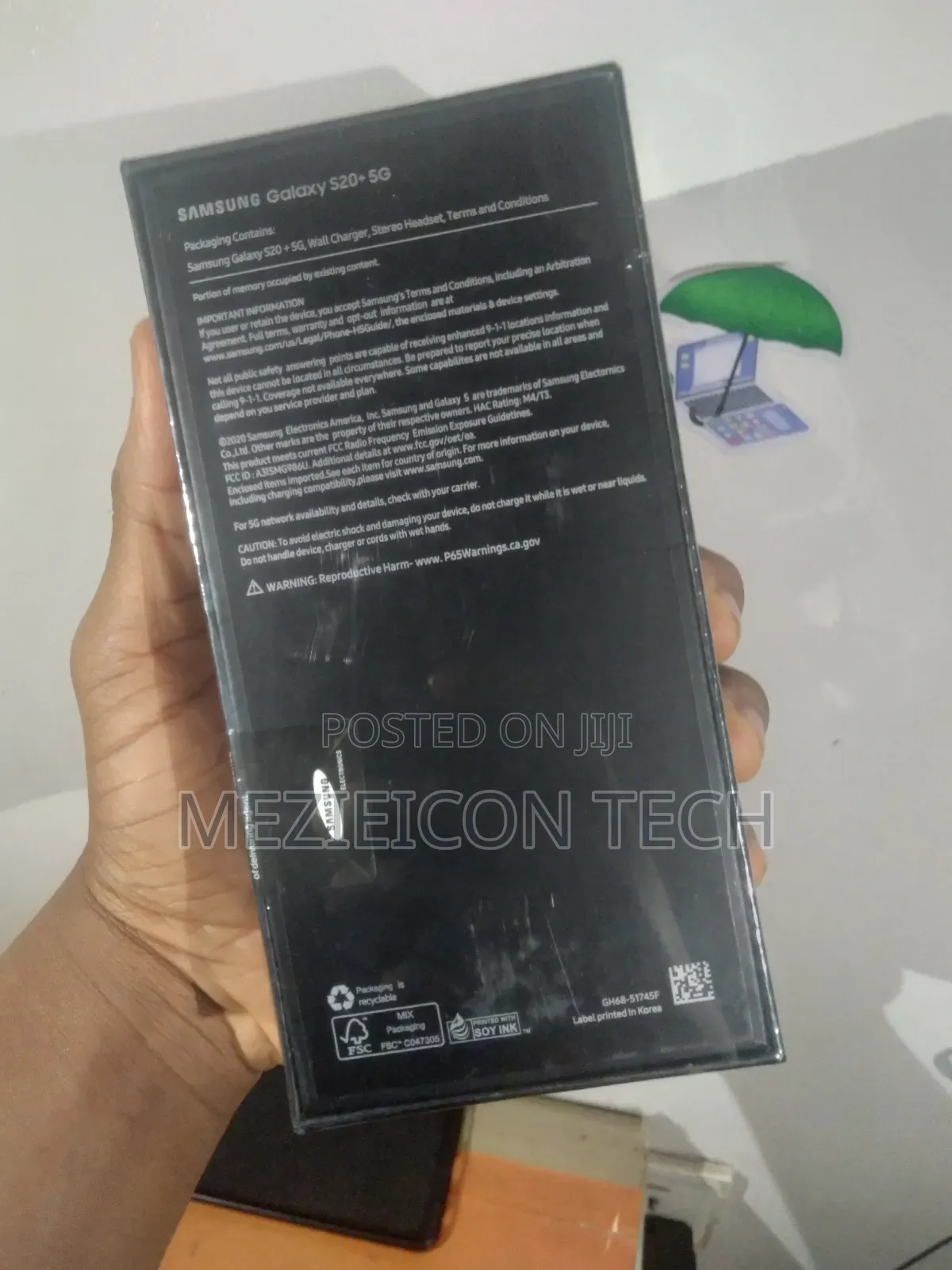 New Samsung Galaxy S20+ 5G 128 GB Black