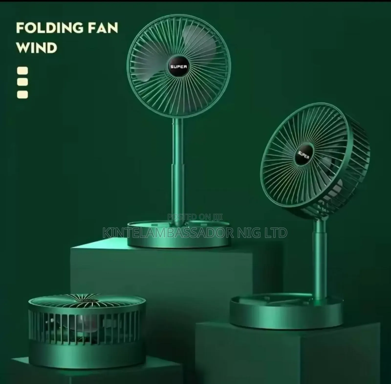 Foldable Portable Standing Fan