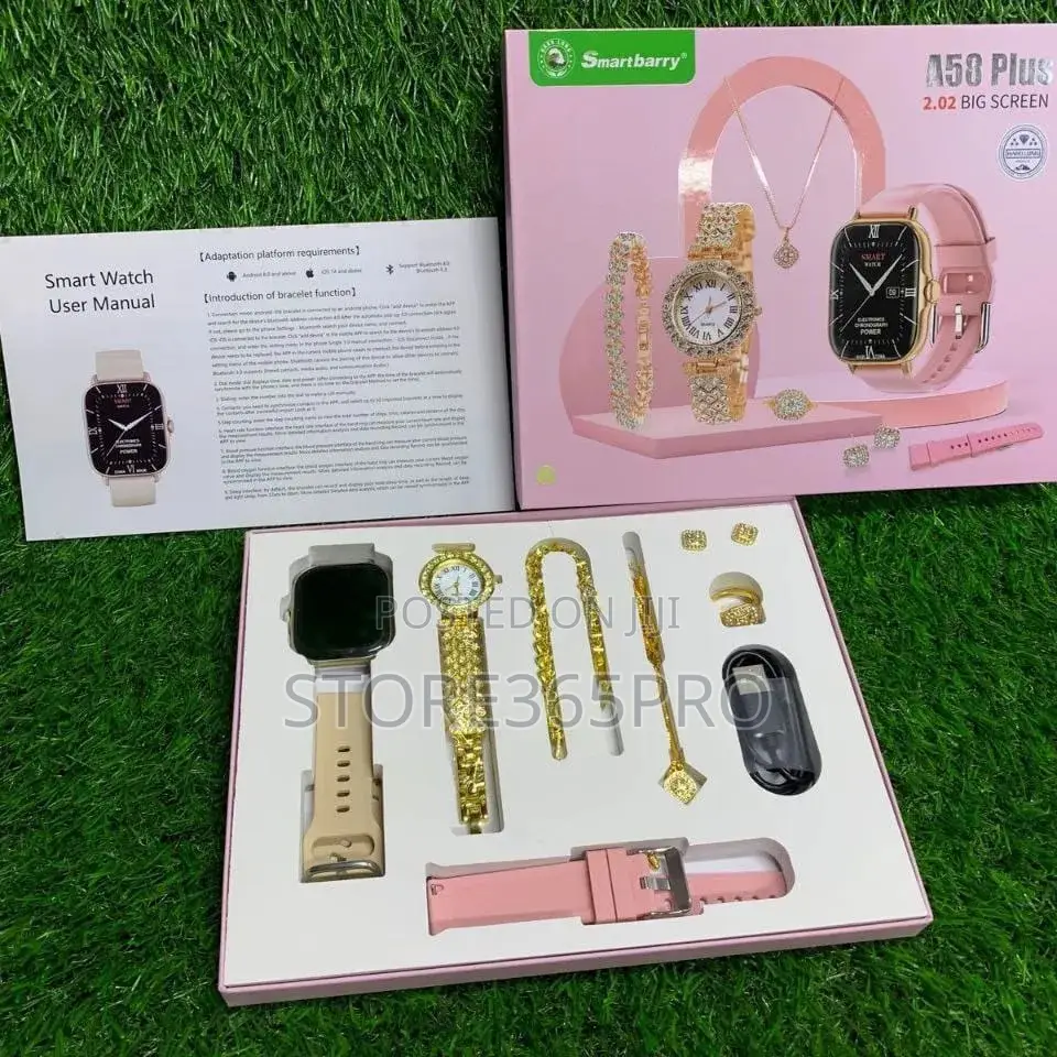 A58 Plus Ladies Smart Watch Gift Package