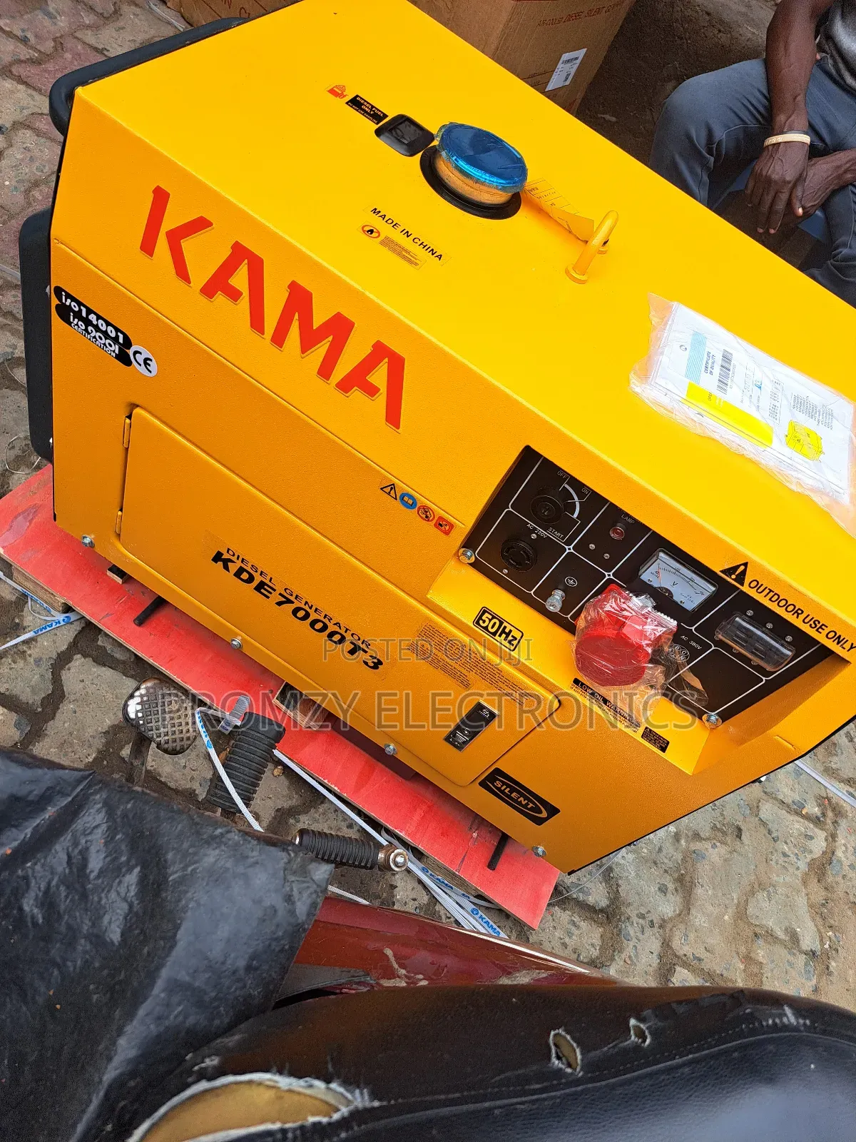 Let's Deal on Kama Three Phase Diesel Soundproof Gen 10kva