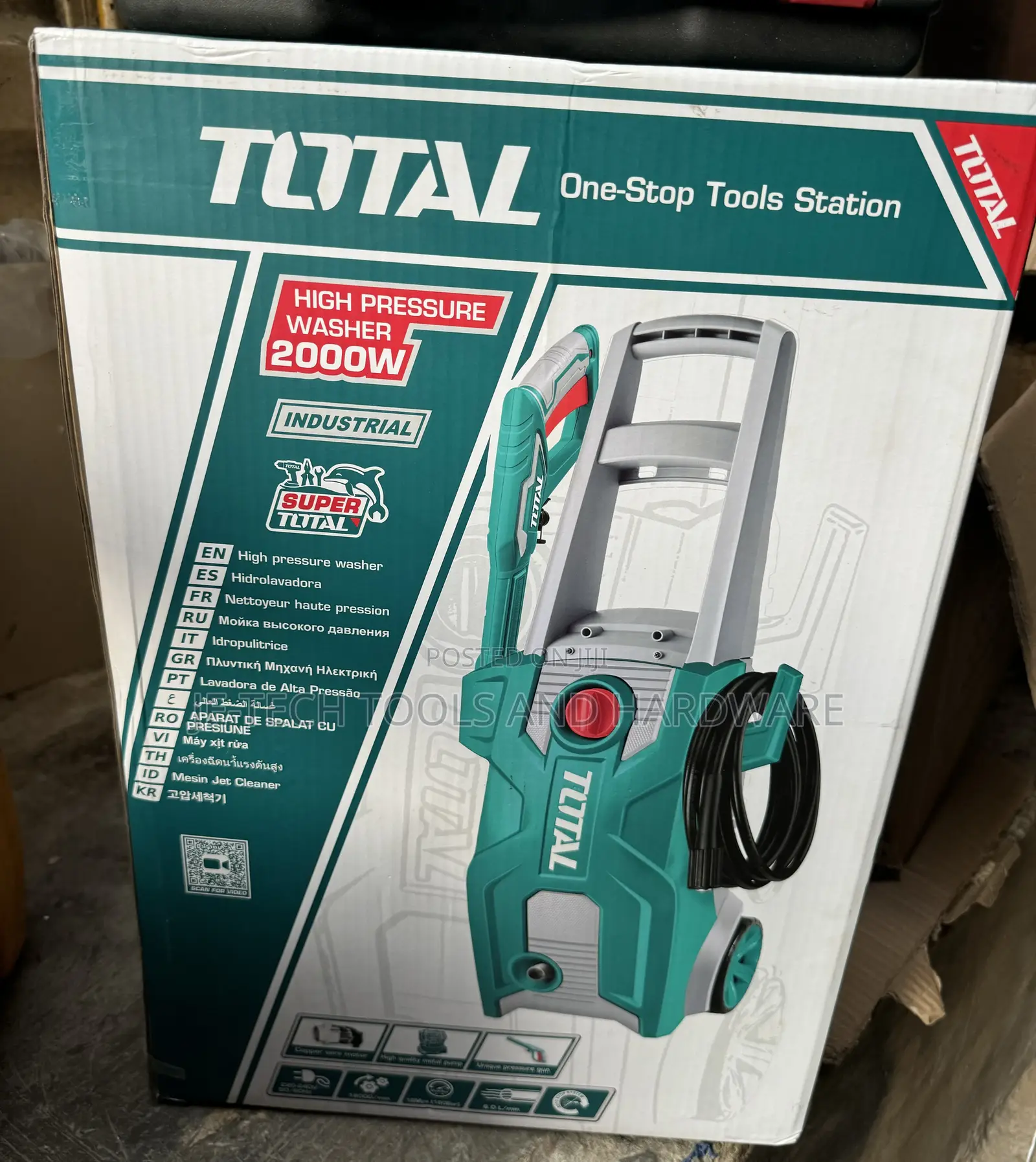 Electric Total High Pressure Washer 2000w -