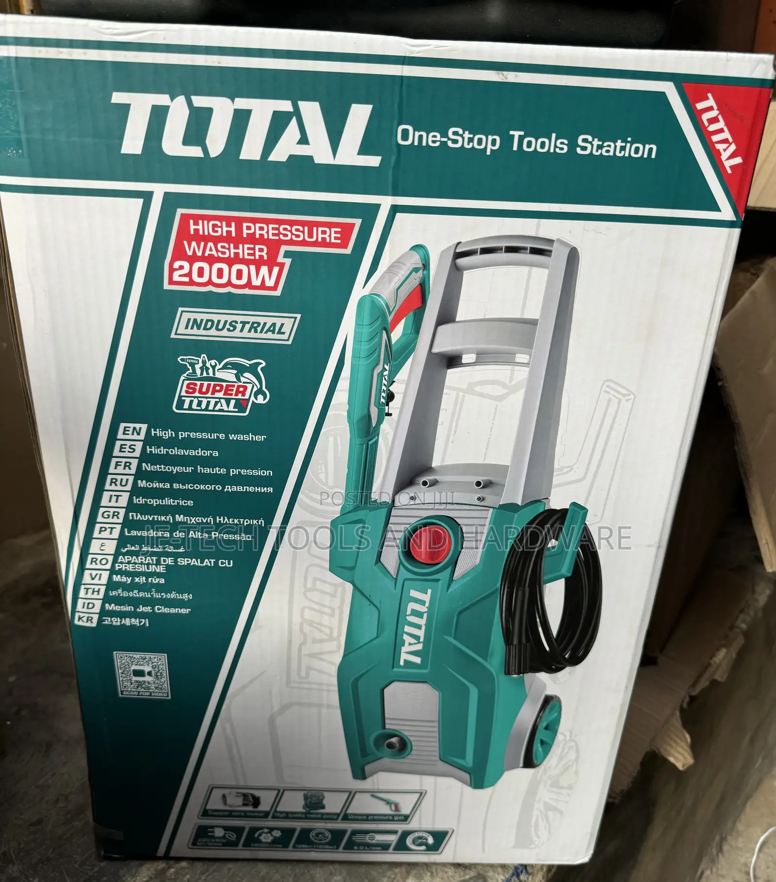 Electric Total High Pressure Washer 2000w -